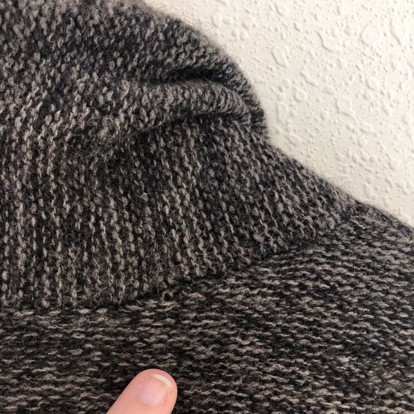 Eileen Fisher Wool Open Long Gray Cardigan Size Small - Picture 5 of 10